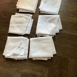 Premium White Sheer Curtains Set of 6